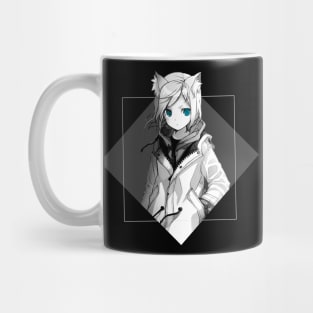 Anime/Manga girl with blue eyes Mug